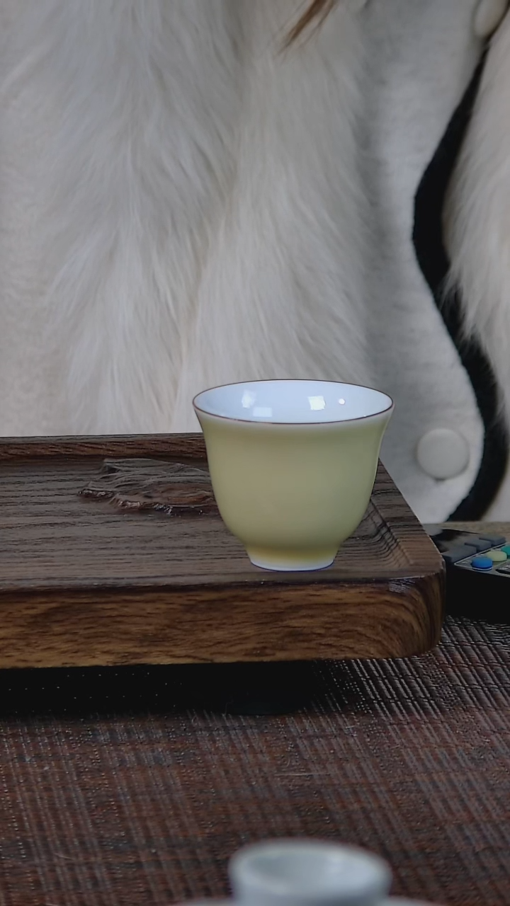 【闪购商品】折葵非器手工手绘黄紫金口杯