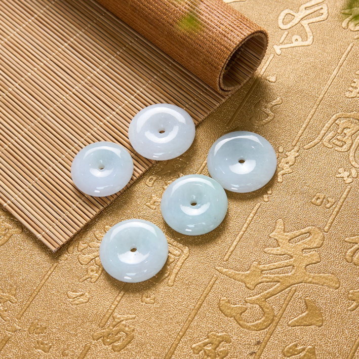 石惑珠宝·翡翠吊坠-平安扣约22-24mm#多样性发一