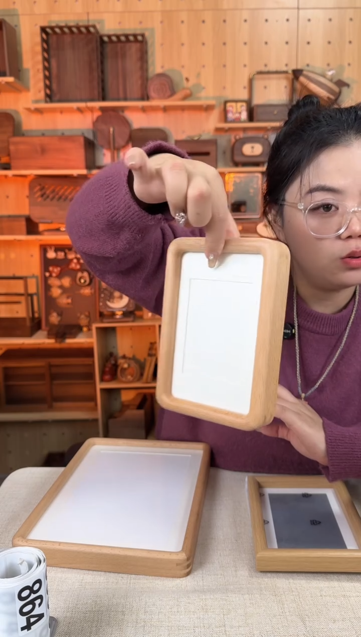 木6寸榉木实木相框