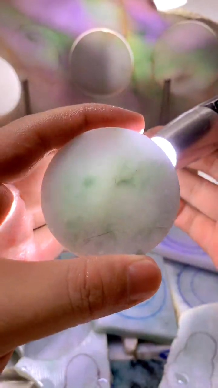 翡翠裸石天然缅甸翡翠A货347