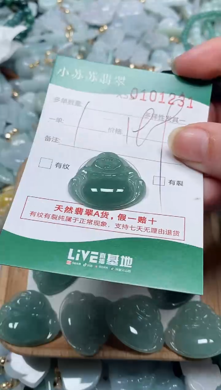 【闪购商品】翡翠颈饰未镶嵌闪购商品0101231