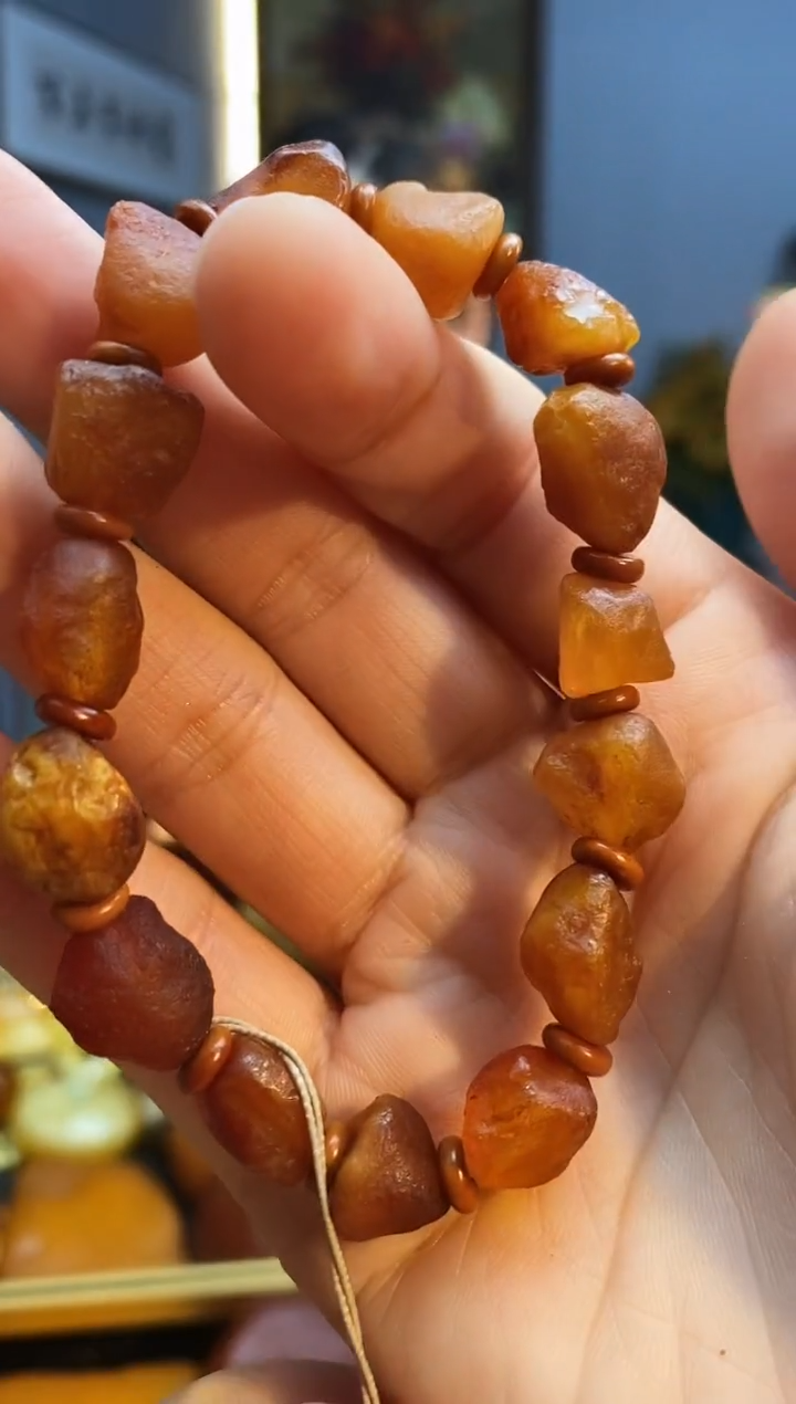 手串琥珀未镶嵌手串