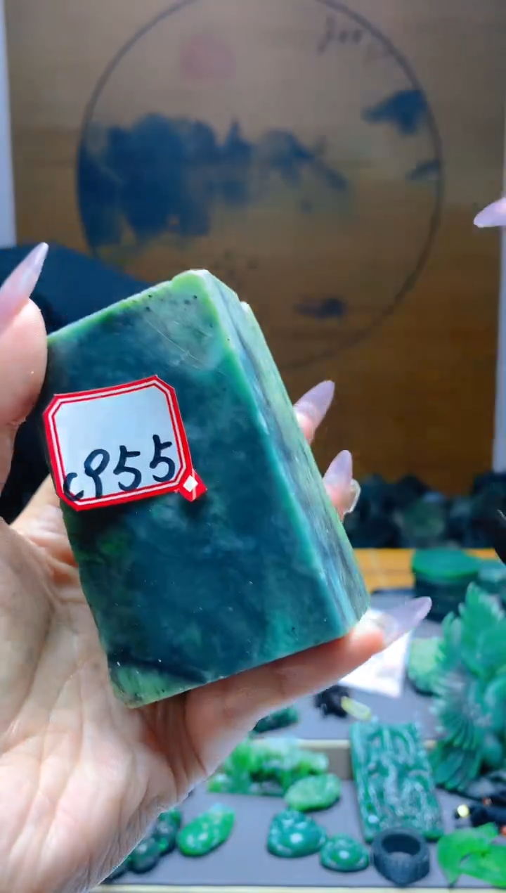 【闪购商品】和田玉（碧玉）珠宝半成品未镶嵌1