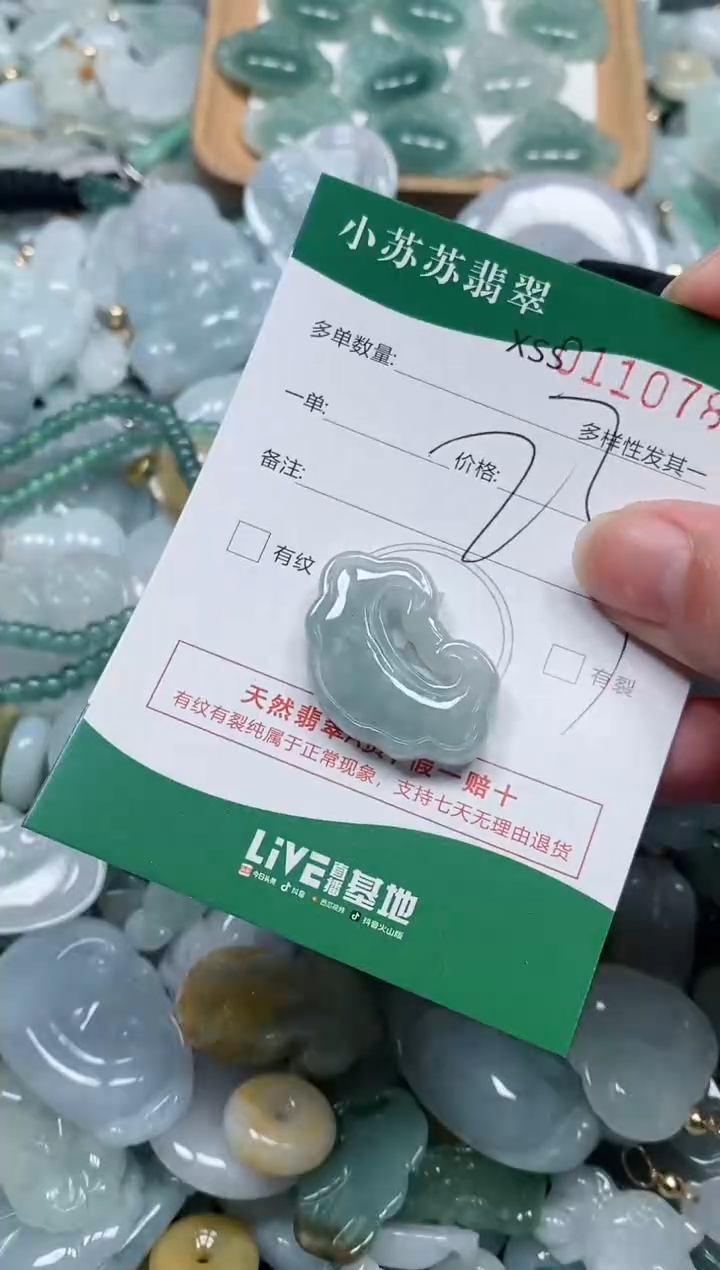 【闪购商品】翡翠颈饰未镶嵌闪购商品0110781