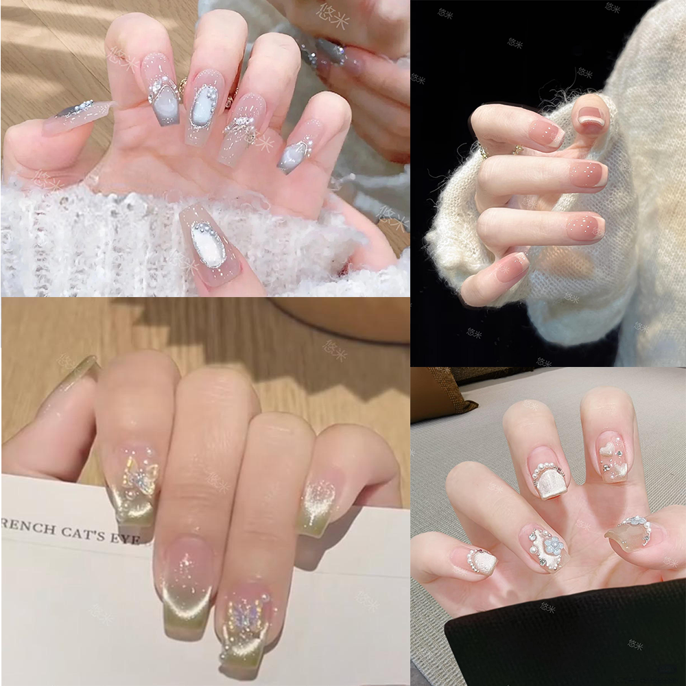 【悠米】孤品过款链接A 一单飞无盒两单有盒子（NO退NO换）纯手工美甲