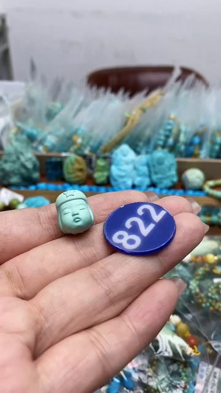 【闪购商品】绿松石未镶嵌雕刻件822