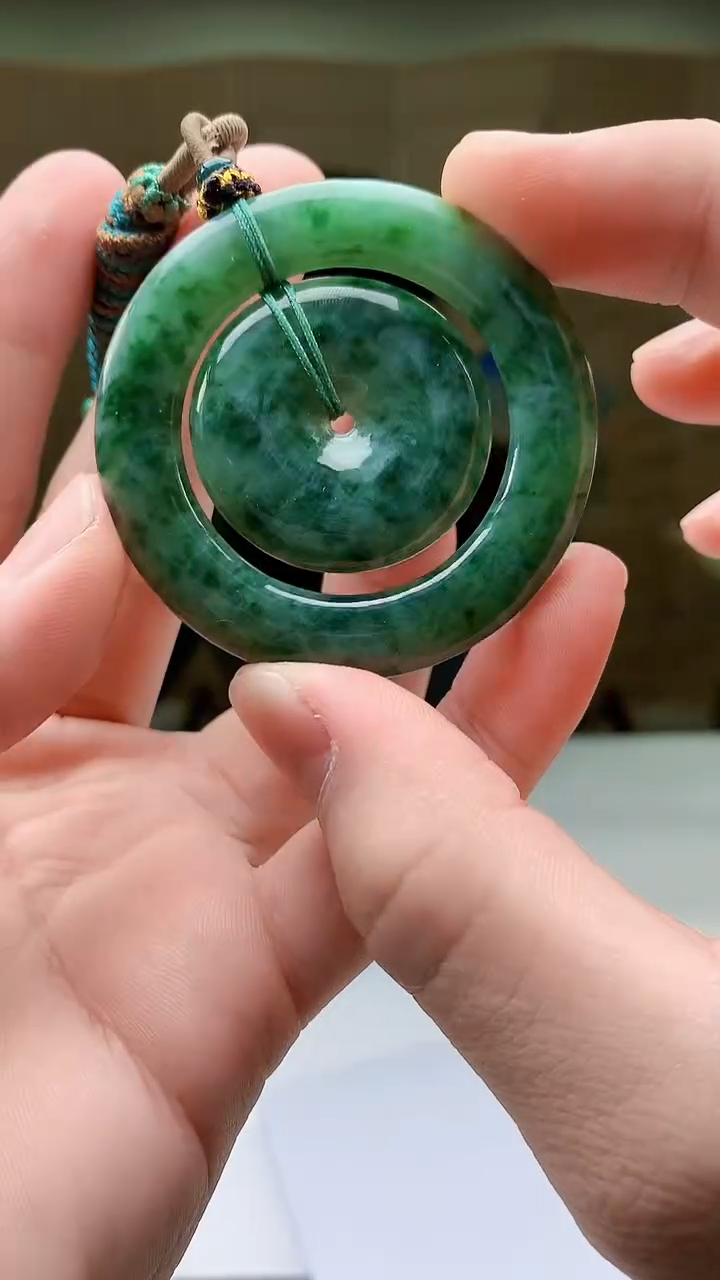 【闪购商品】定制翡翠未镶嵌4852bb-毛货挂件22