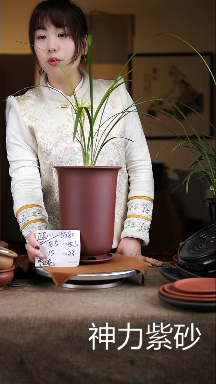 【闪购商品】紫砂花盆紫砂花盆5880+z