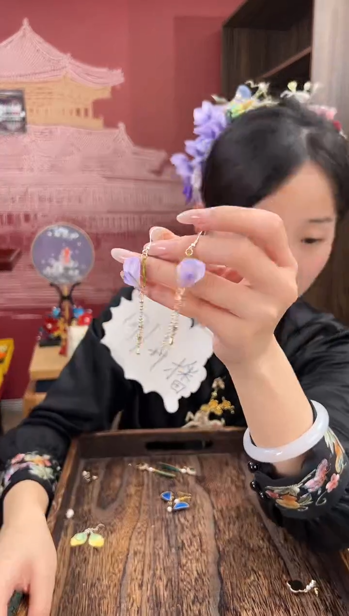 【闪购商品】刺绣苏绣世家非遗手工（耳环） 