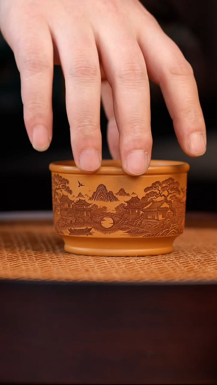 茶杯紫砂宜兴全手工紫砂杯