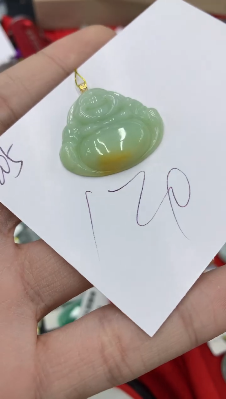 【闪购商品】翡翠颈饰18K金镶嵌号链接111111