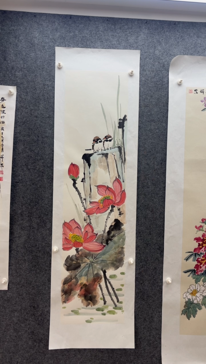 【闪购商品】国画盛祥昆精品手绘花鸟