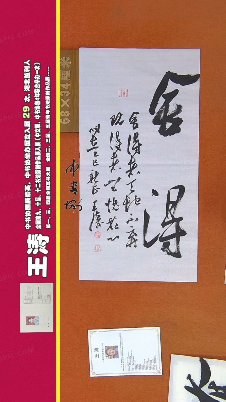 【闪购商品】书法62王涛书法作品
