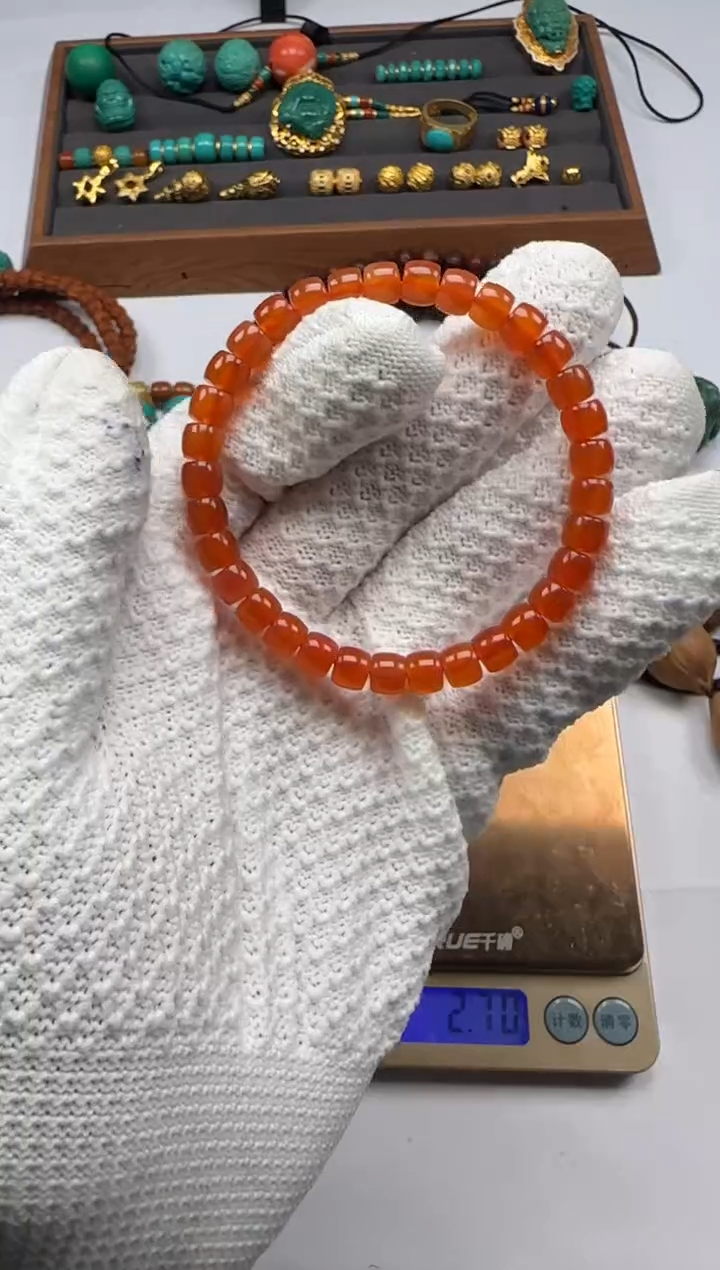 未镶嵌手串南红玛瑙ㅤ****?南红手串