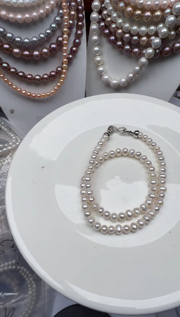 淡水珍珠未镶嵌颈饰1