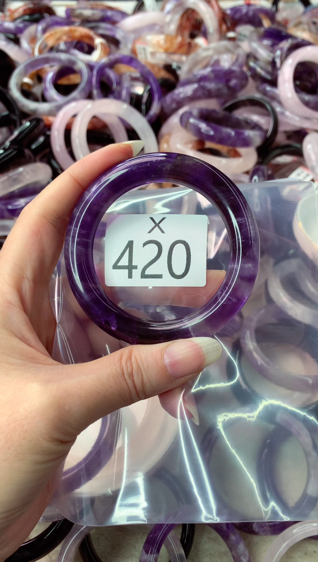 未镶嵌手镯水晶X420-52