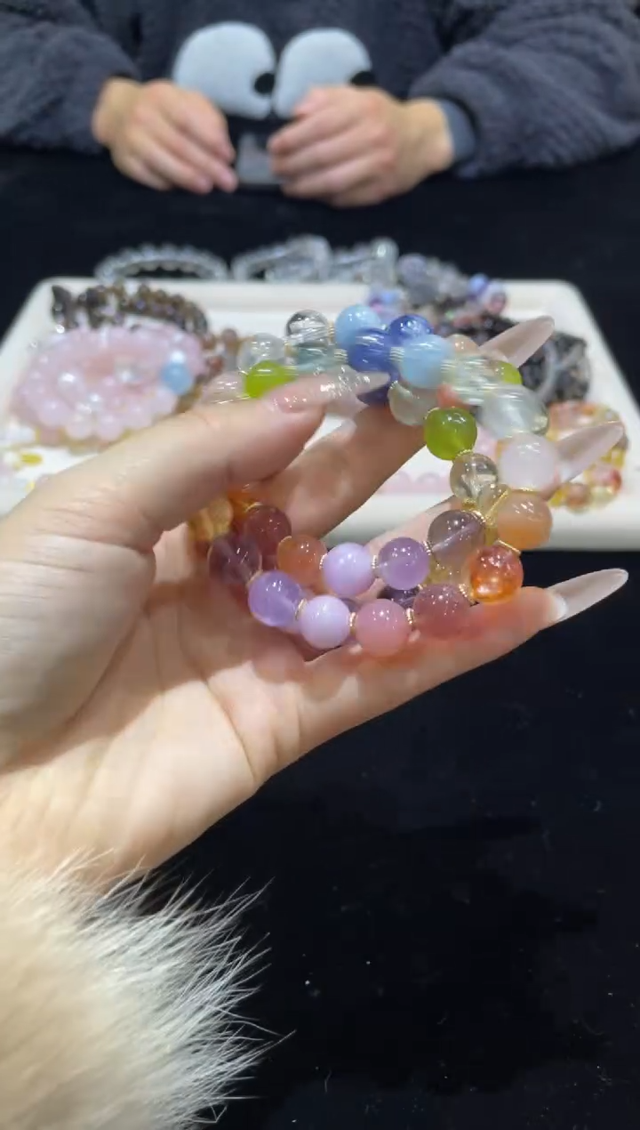 【闪购商品】烟晶手链合金2浮力010