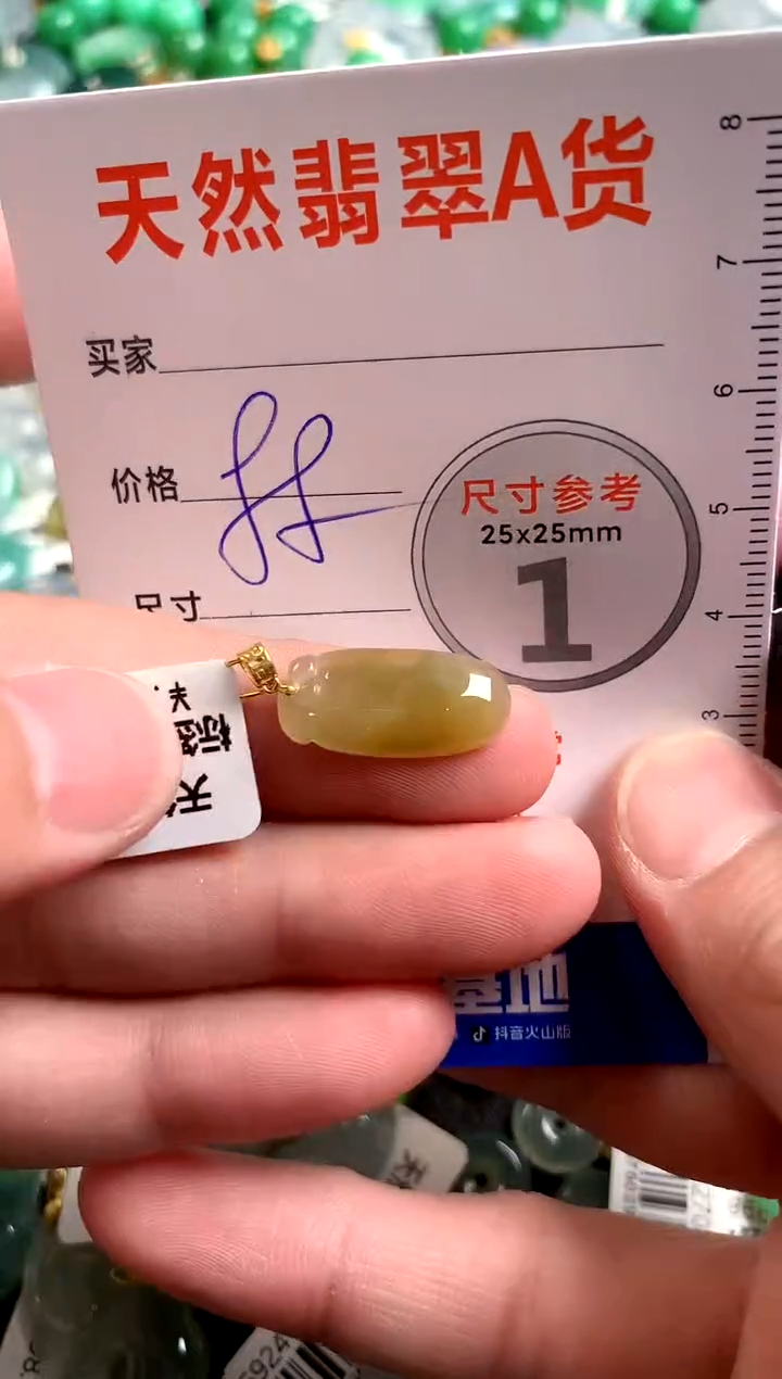 【闪购商品】翡翠颈饰18K金镶嵌14005946