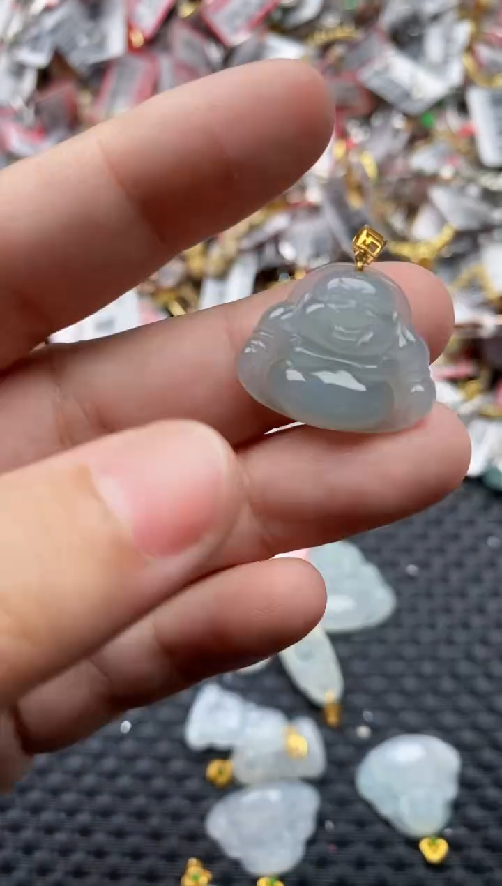 【闪购商品】翡翠戒指18K金镶嵌55555---9