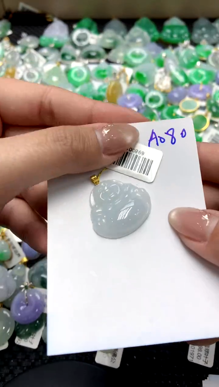 【闪购商品】翡翠颈饰18K金镶嵌1111111111111111