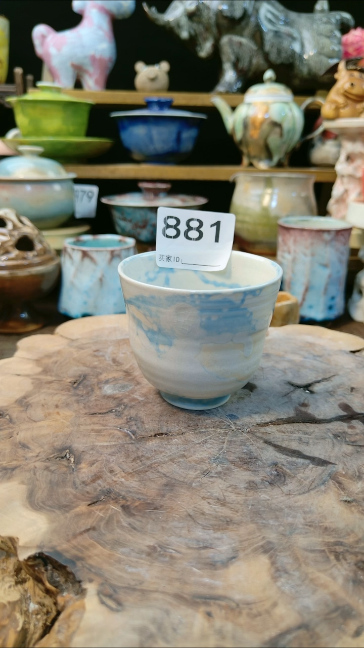 高温颜色釉 窑变系列 微瑕 881