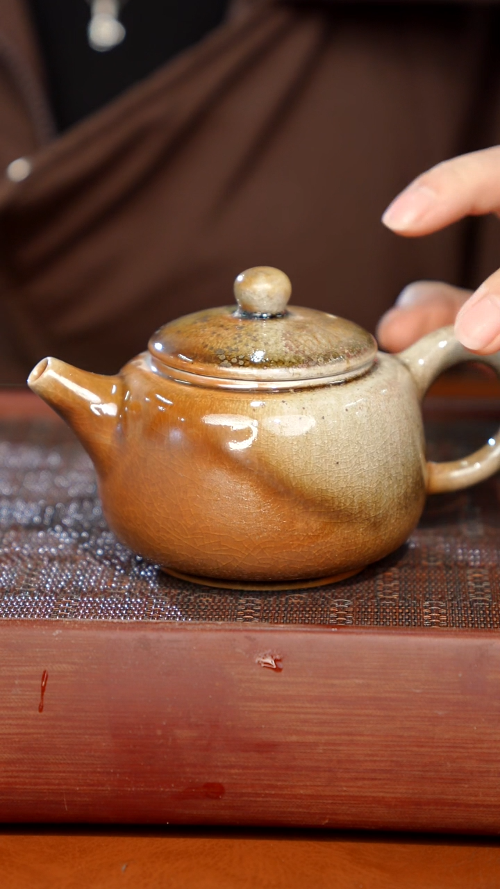 陶瓷奢瓷/瑞寅柴烧茶器（壶） 1128