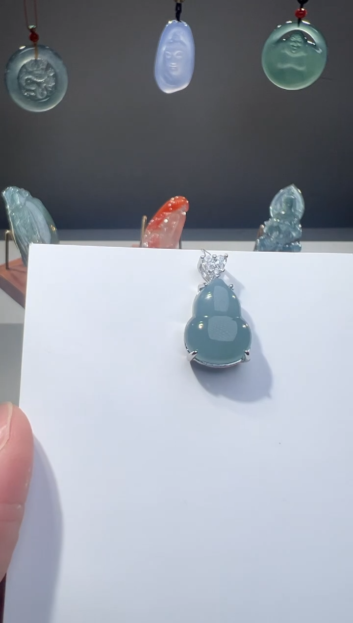 吊坠(不含链)未镶嵌翡翠葫芦