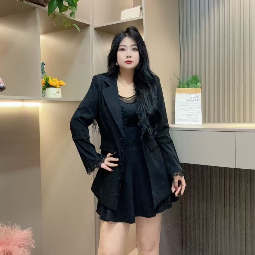 秋季西服外套-琳 2781秋季大码时尚气质千金轻熟风新款西服外套