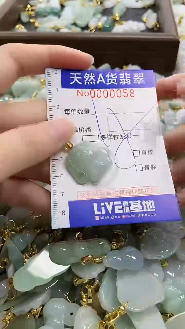 颈饰未镶嵌翡翠天然A货翡翠