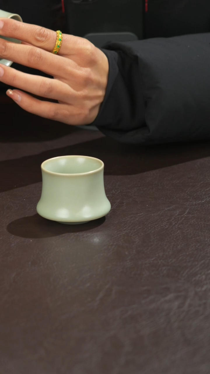 瓷星**海瓷 宣宝汝瓷原矿原釉手工作品