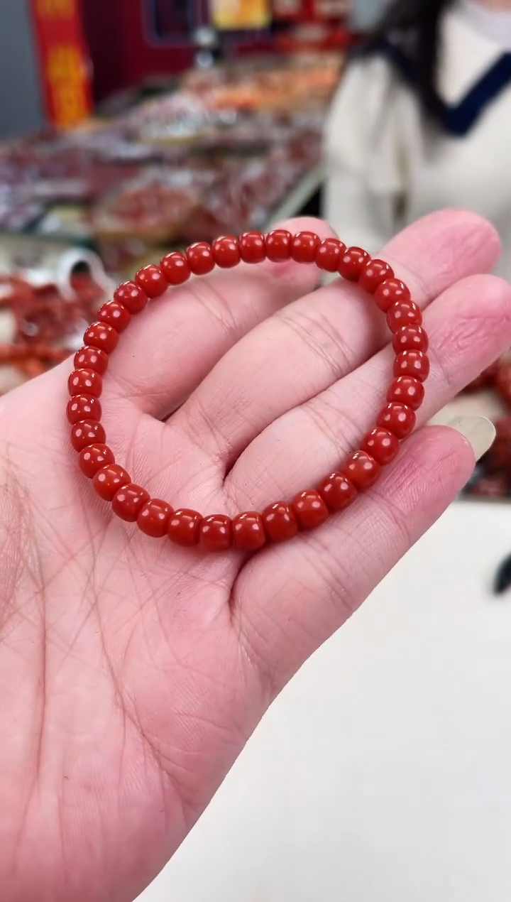 未镶嵌阿东寨jh老型手串6+南红玛瑙（多样式发其一）