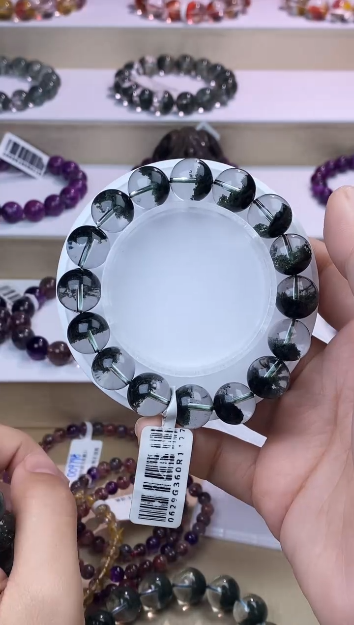 【闪购商品】水晶手链未镶嵌绿幽灵12m+