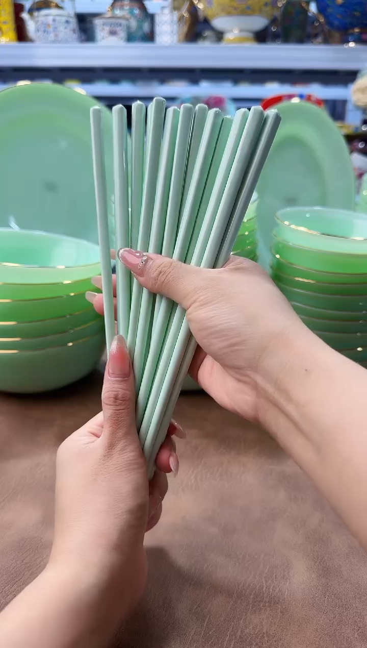 玉瓷筷子10双景德镇餐具