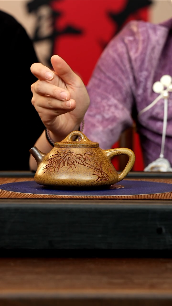 【闪购商品】紫砂茶壶FKM 隧道窑 子冶石瓢 