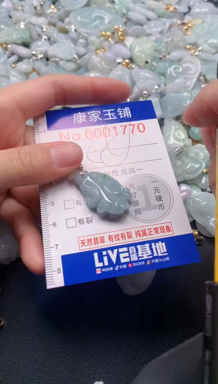 吊坠(不含链)未镶嵌翡翠1770