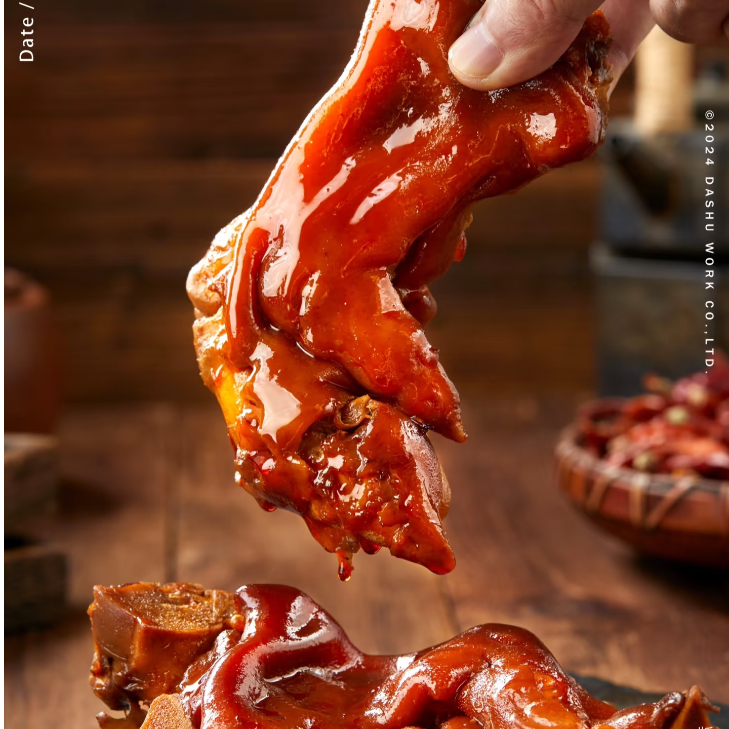 猪蹄卤猪蹄香辣卤香开袋即食冷热两吃解馋小包熟食即食解馋零食