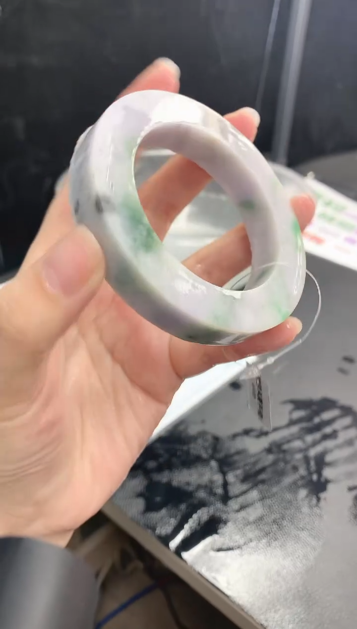 【闪购商品】定制翡翠手镯未镶嵌12 55-63正