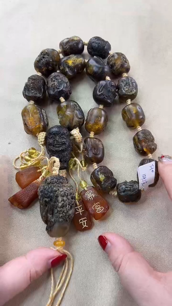 【闪购商品】琥珀颈饰未镶嵌项链