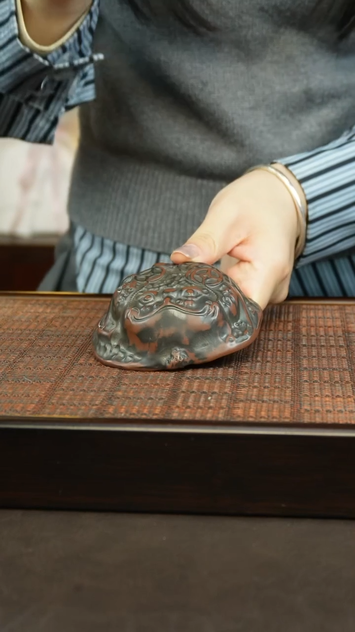 【闪购商品】坭兴陶纯手工金蟾主人杯 50cc