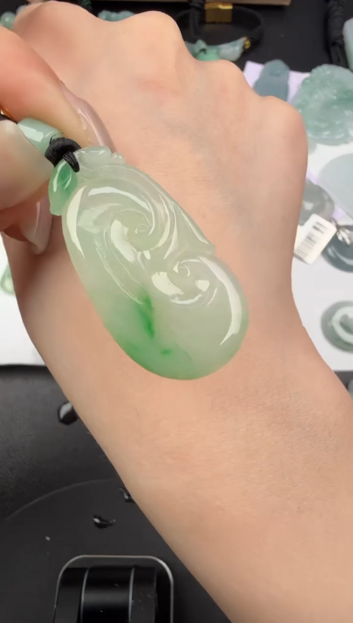 吊坠(不含链)未镶嵌翡翠翡翠饰品-210