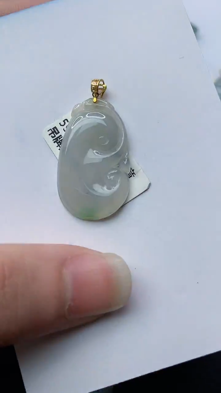 【闪购商品】翡翠颈饰18K金镶嵌4..........