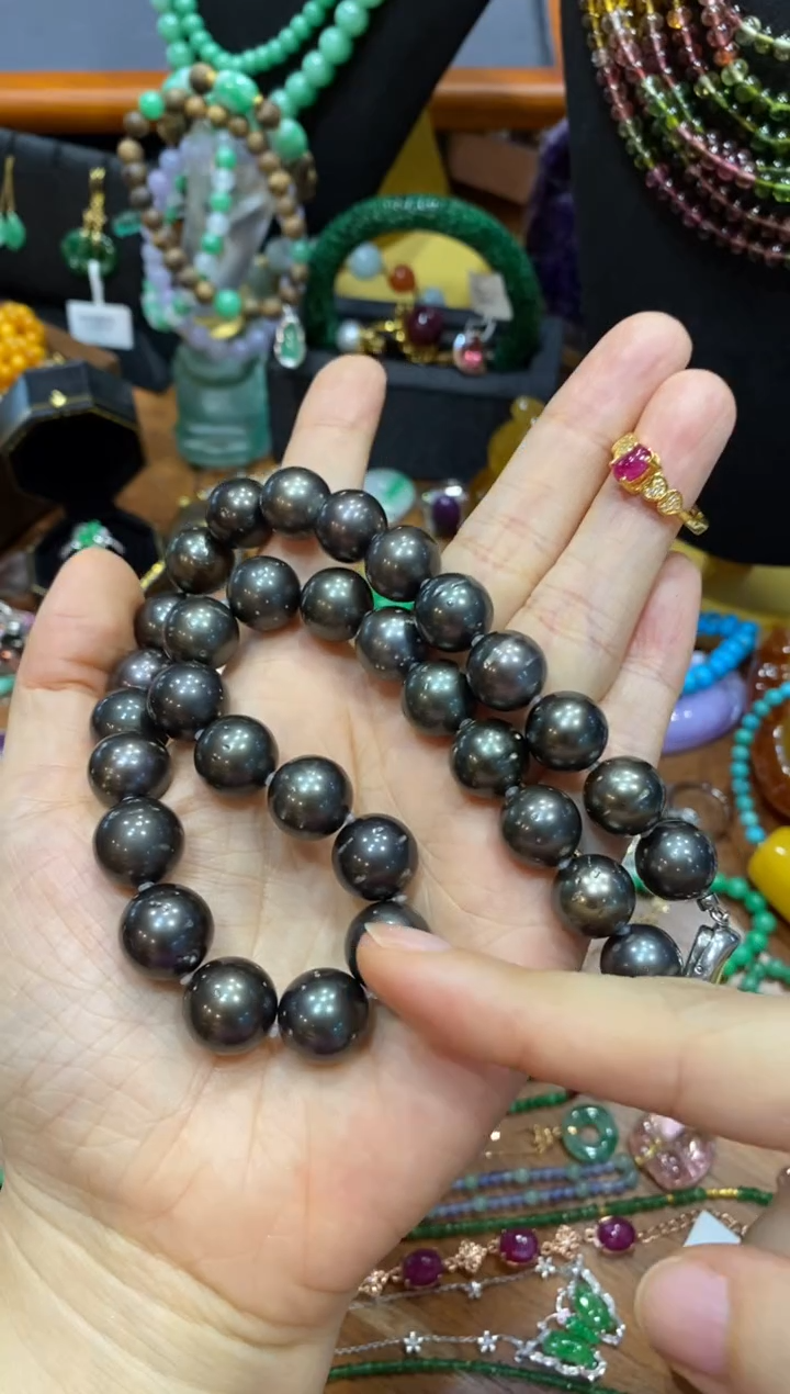 未镶嵌项链海水珍珠闪购商品大溪地珠串5980