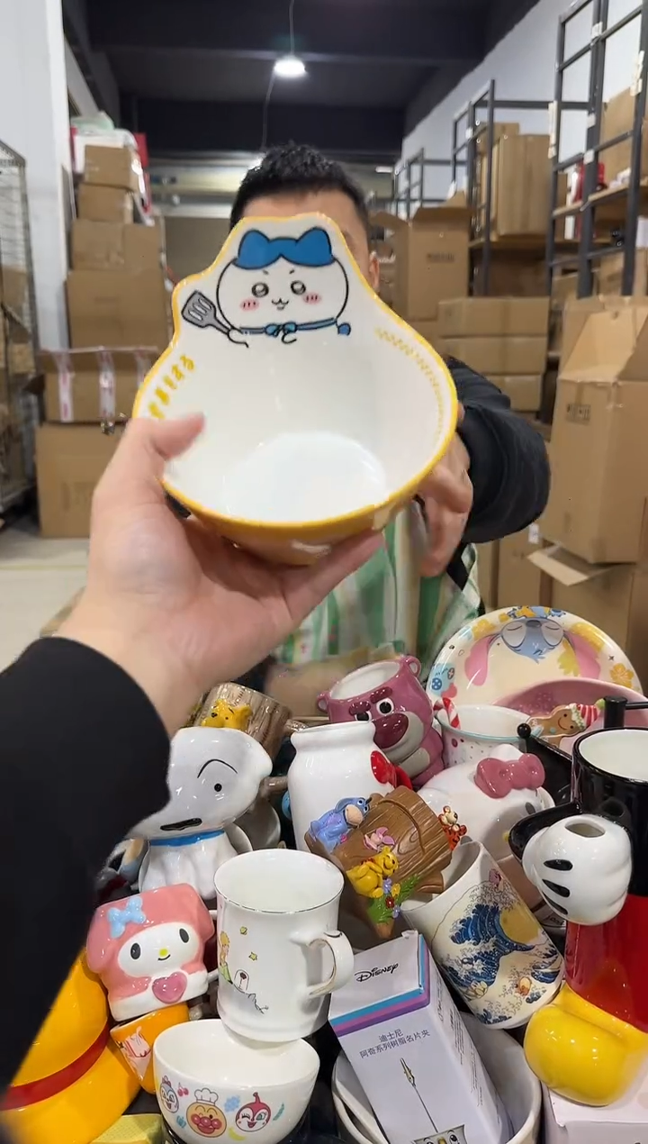 瓷片原盒小八沙拉碗