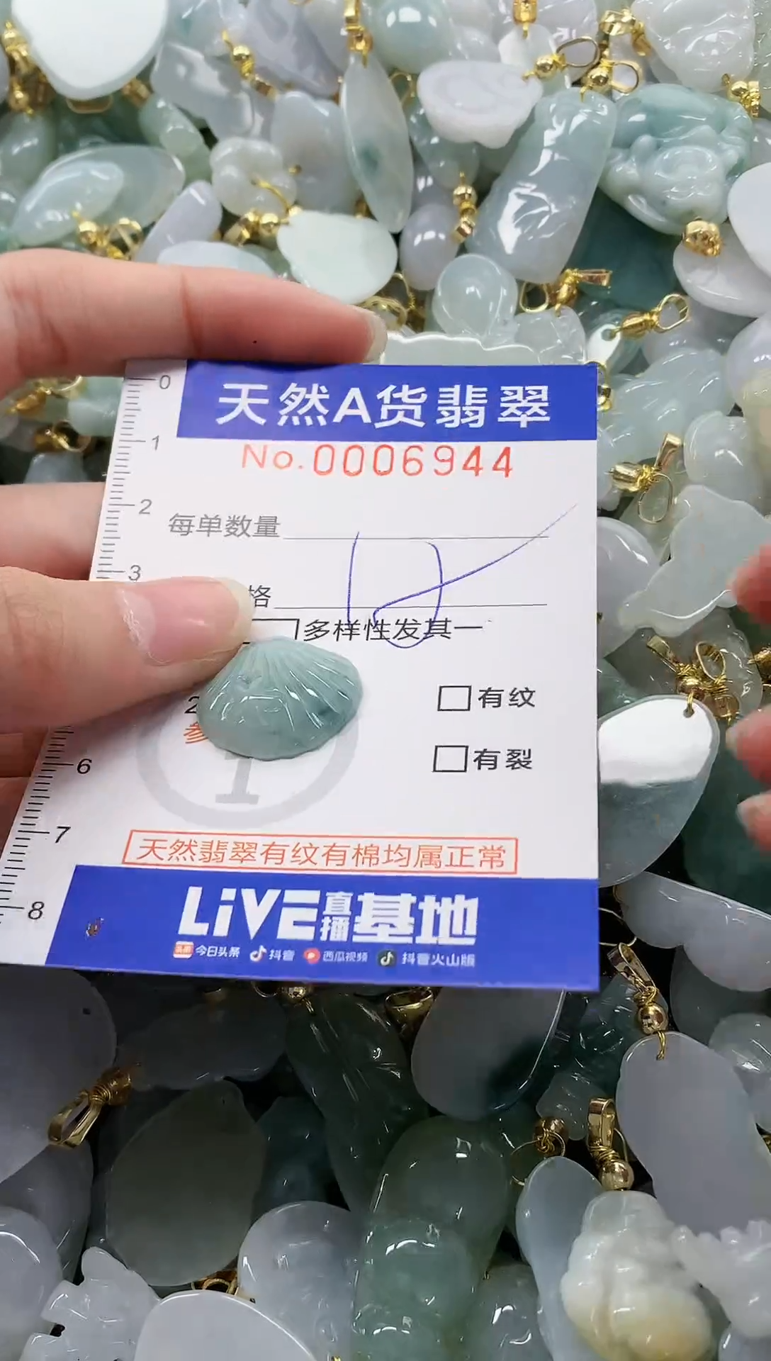 颈饰未镶嵌翡翠纯天然a货翡翠