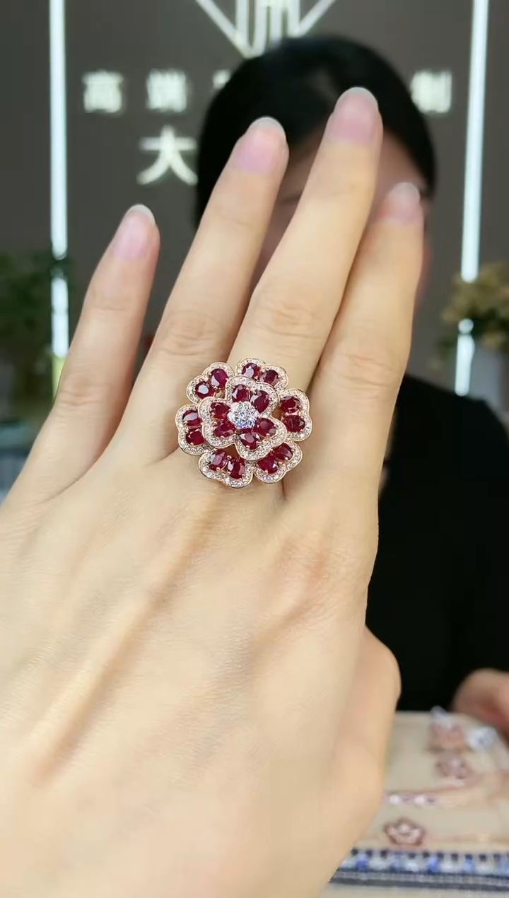 【闪购商品】红宝石手饰银S925镶嵌手饰