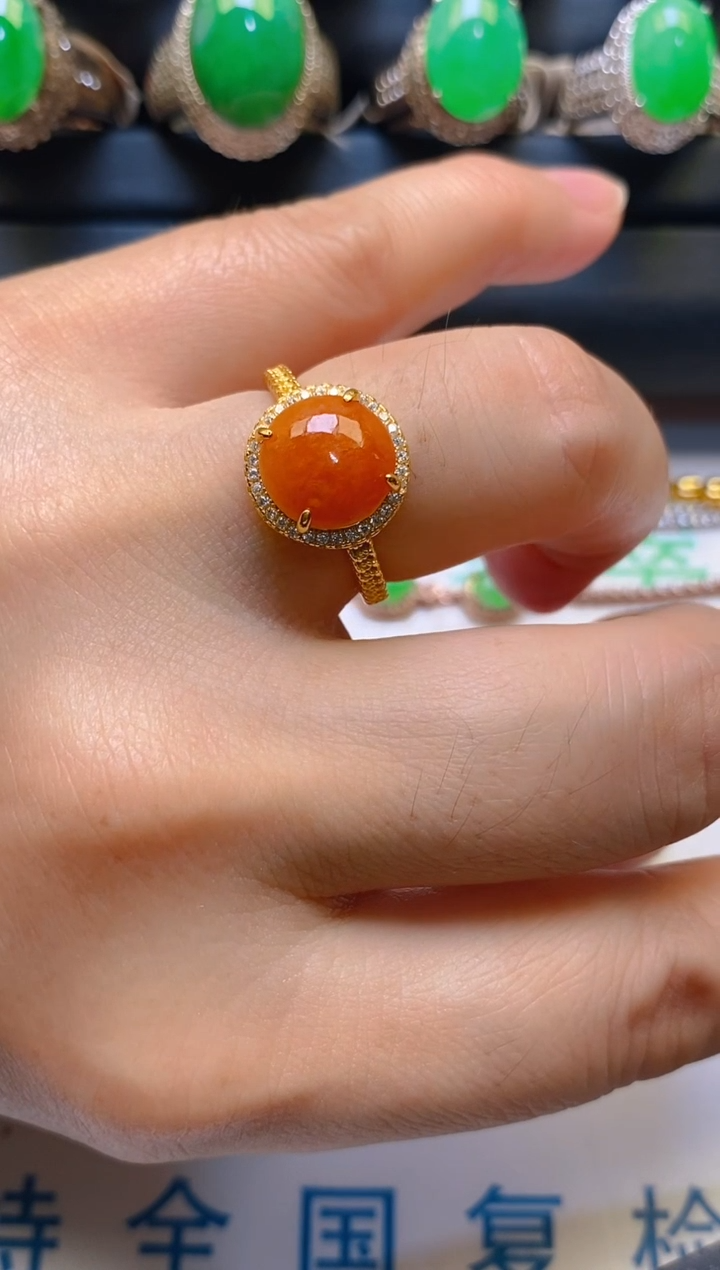 【闪购商品】翡翠耳饰银S925镶嵌天然A货翡翠1