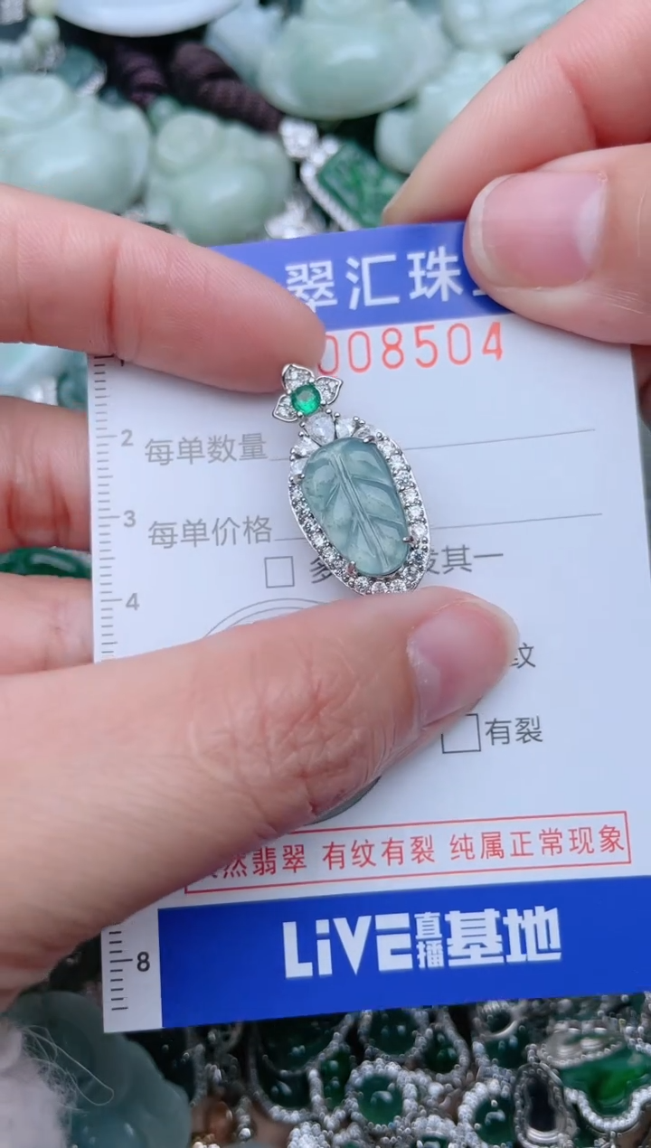 【闪购商品】翡翠颈饰未镶嵌8504....1