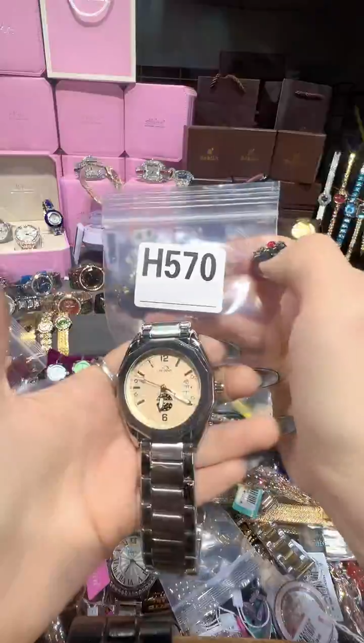 石英机芯不锈钢不锈钢直播定闪专用