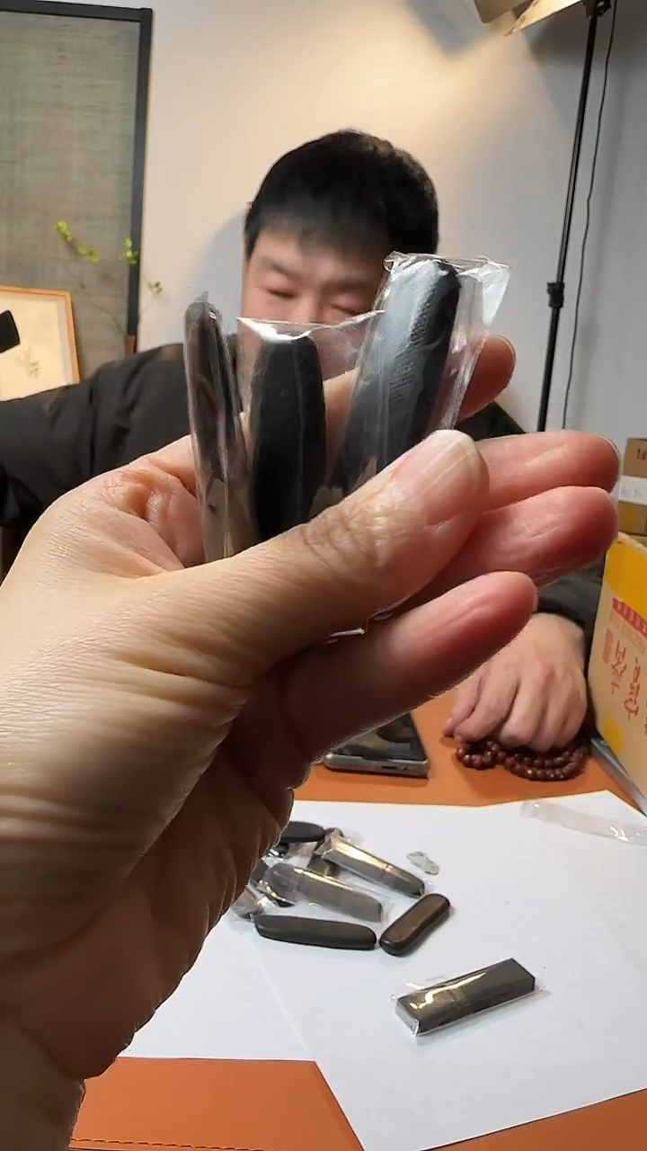 19号自制墨写字墨轻胶三条