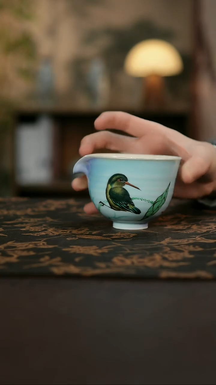 景德镇陶瓷杯碗柴烧多人